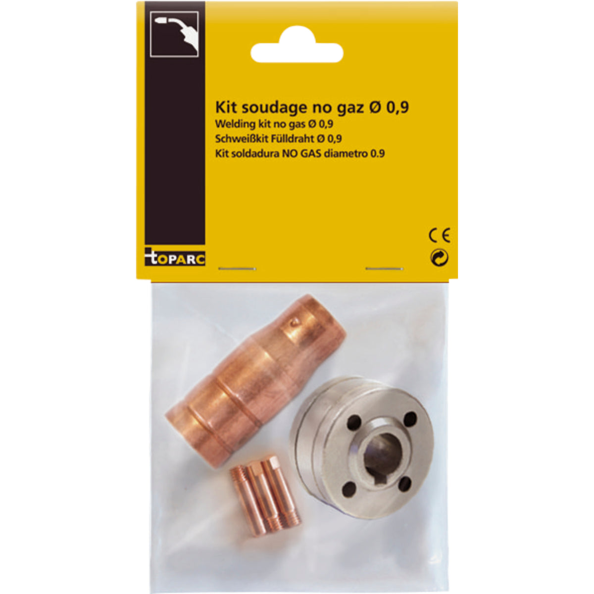 GYS Schweißset Fülldraht 0,9 - 1,0 / 1,2 mm 041240