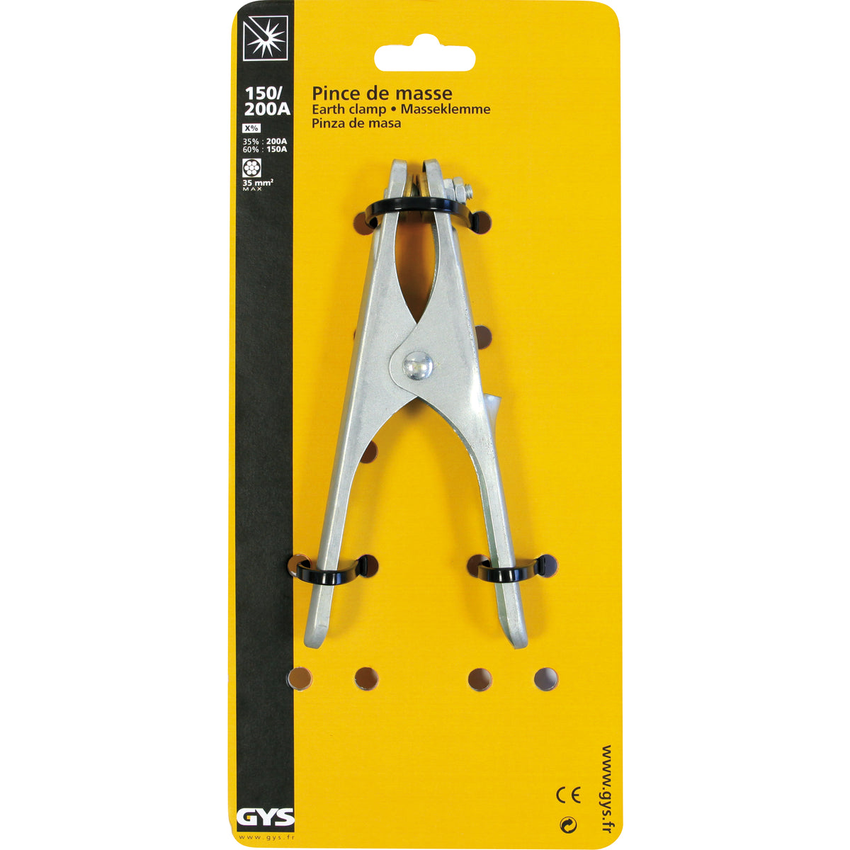 GYS Masseklemme 150/200 (Blister) 043107