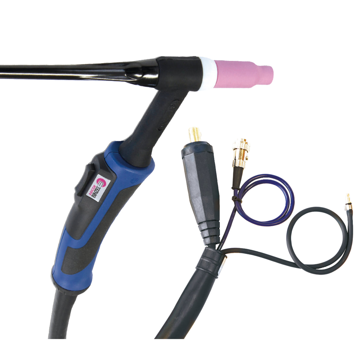 GYS WIG Brenner GRIP SR17 DB mit Wipptaster, 8 m, Stecker 35/50 mm² 046047
