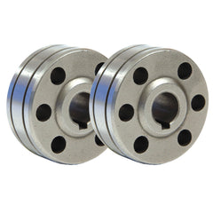 GYS 2 Drahtführungsrollen Typ B - Ø 1,0/1,2mm - Stahl 046849