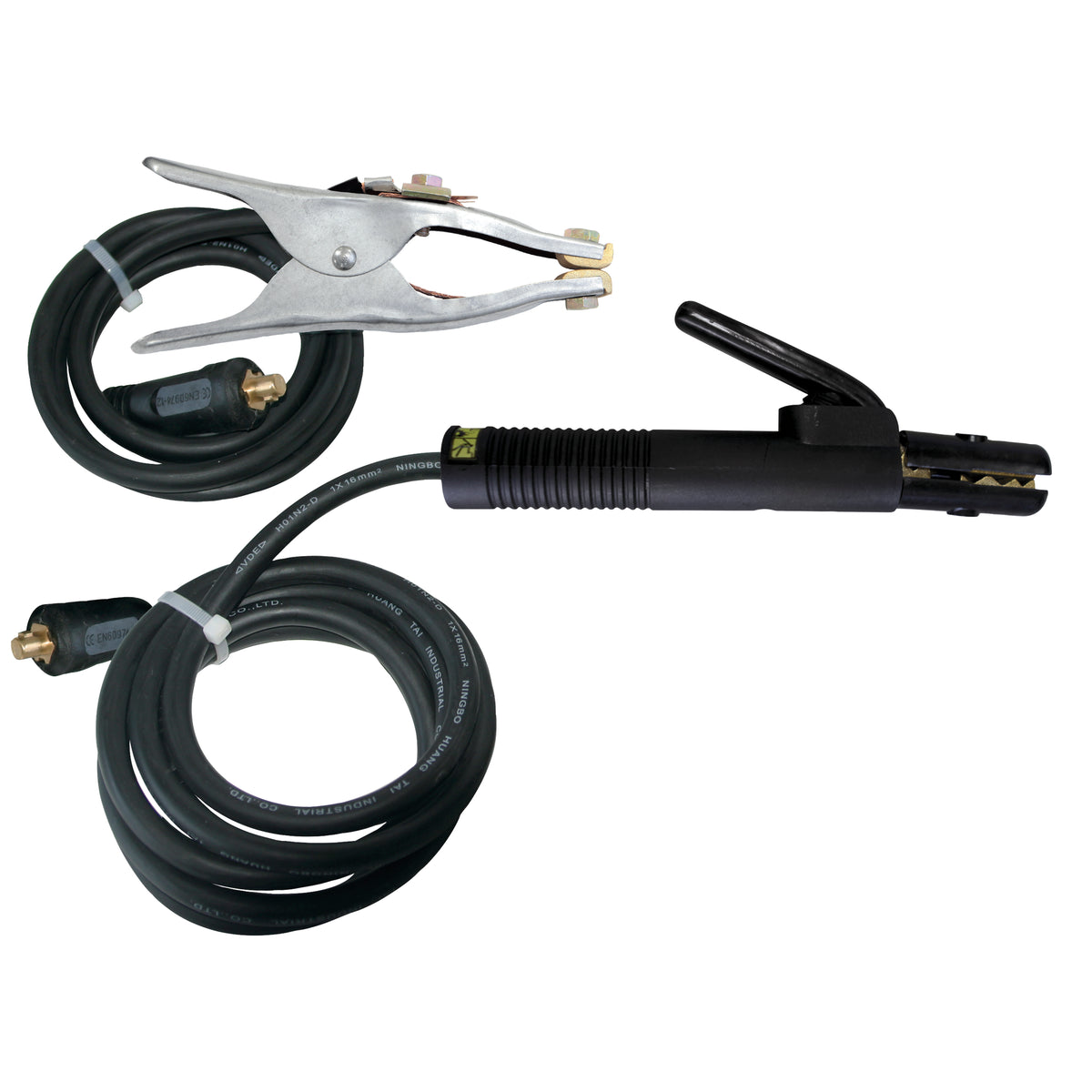 GYS MMA-SET N°3 - 200 A - 25 mm² - Stecker 10/25 mm² - EH = 3 m - MK = 3 m 047396