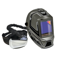 GYS Schweisshelm mit Gebläse-Atemschutzsystem LCD GYSMATIC 5/13 AIR TRUE COLOR XXL 047846