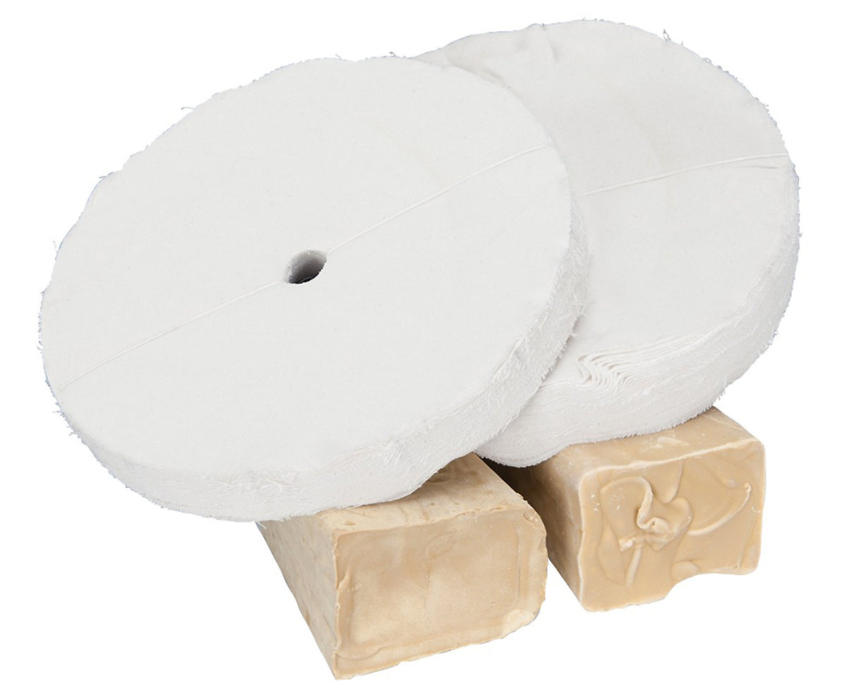 Polierset für Kunststoff Ø 200 x 20 mm, Ø 16 mm, 4-tlg. 05-2020