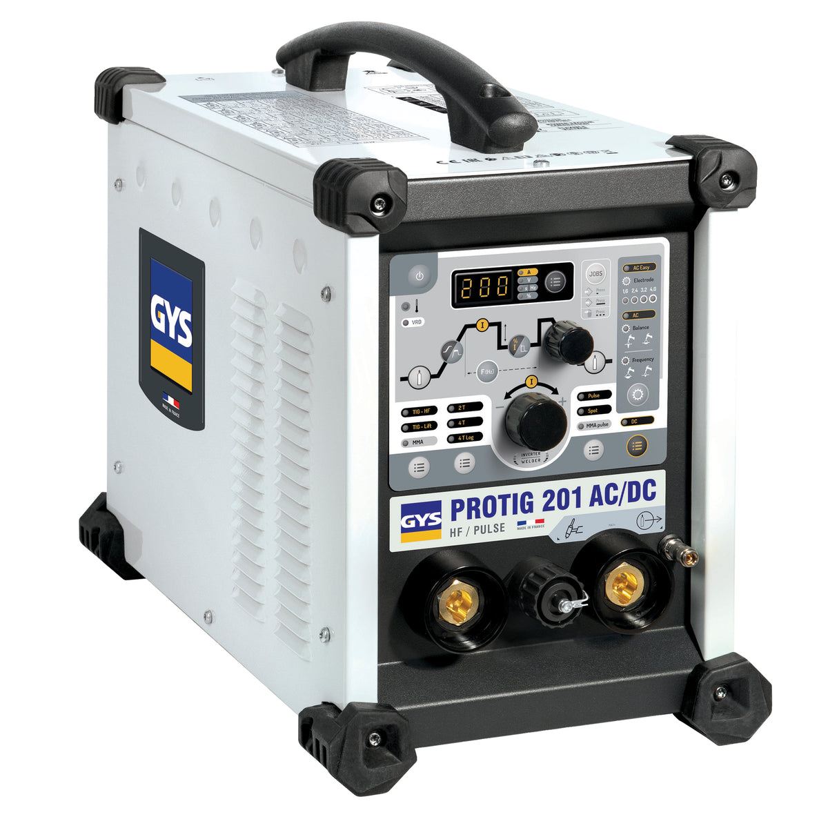 GYS PROTIG 201 AC/DC FV WIG Schweißinverter ohne Zubehör 061828