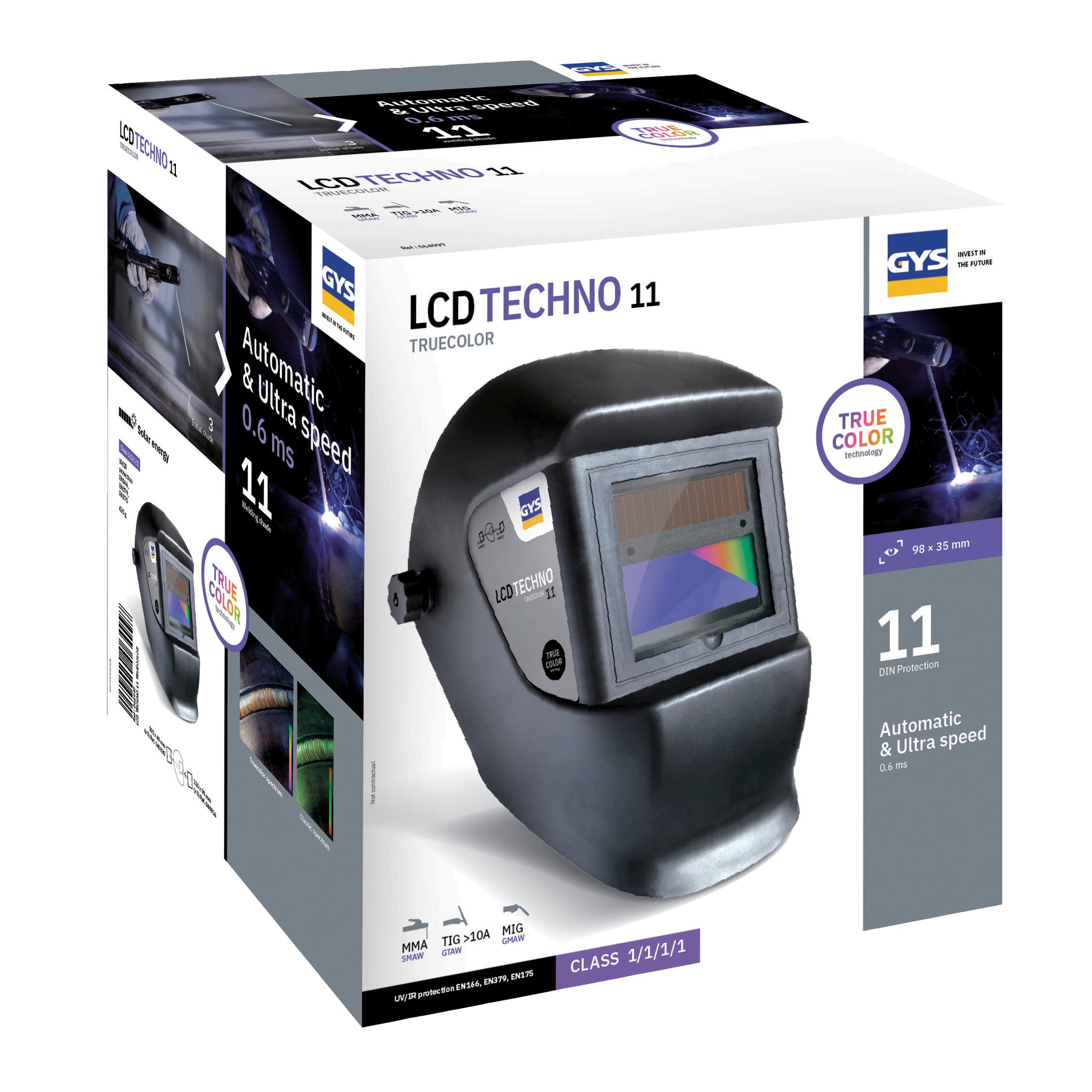 GYS LCD TECHNO 11 TRUE COLOR