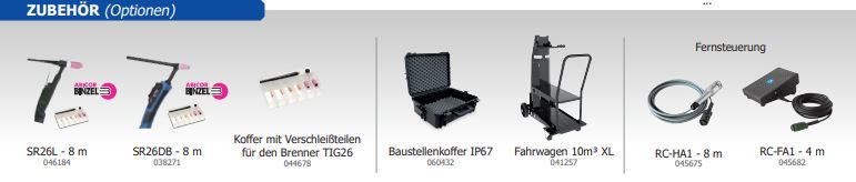 GYS Schweissgerät PROTIG 201 DC HF - mit Zubehör (SR26DB-4m + E-Hand-Set) 065765