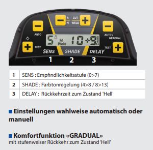 GYS Schweißhelm LCD GYSMATIC FLIP-FLAP GOGGLE 3 TRUE COLOR 068711