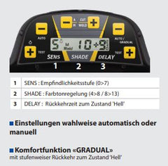 GYS Schweißhelm LCD GYSMATIC FLIP-FLAP GOGGLE 3 TRUE COLOR 068711