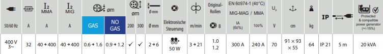 GYS MULTIWELD 400T - Ohne Zubehör 068735