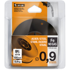 GYS Fülldrahtrolle ohne Gas, Ø 0,9mm - Plastiktrommel S100 / 0,9Kg 086104