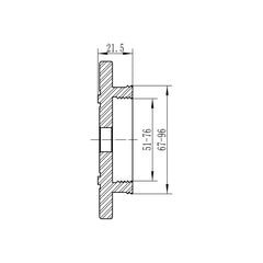 Bernardo Spannfutter M 115 mit Standardbacken Typ A 10-6054