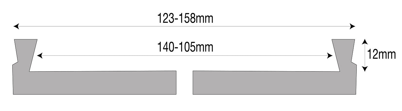 Bernardo Große Schwalbenschwanzbacken f. Spannfutter M 95 10-60651