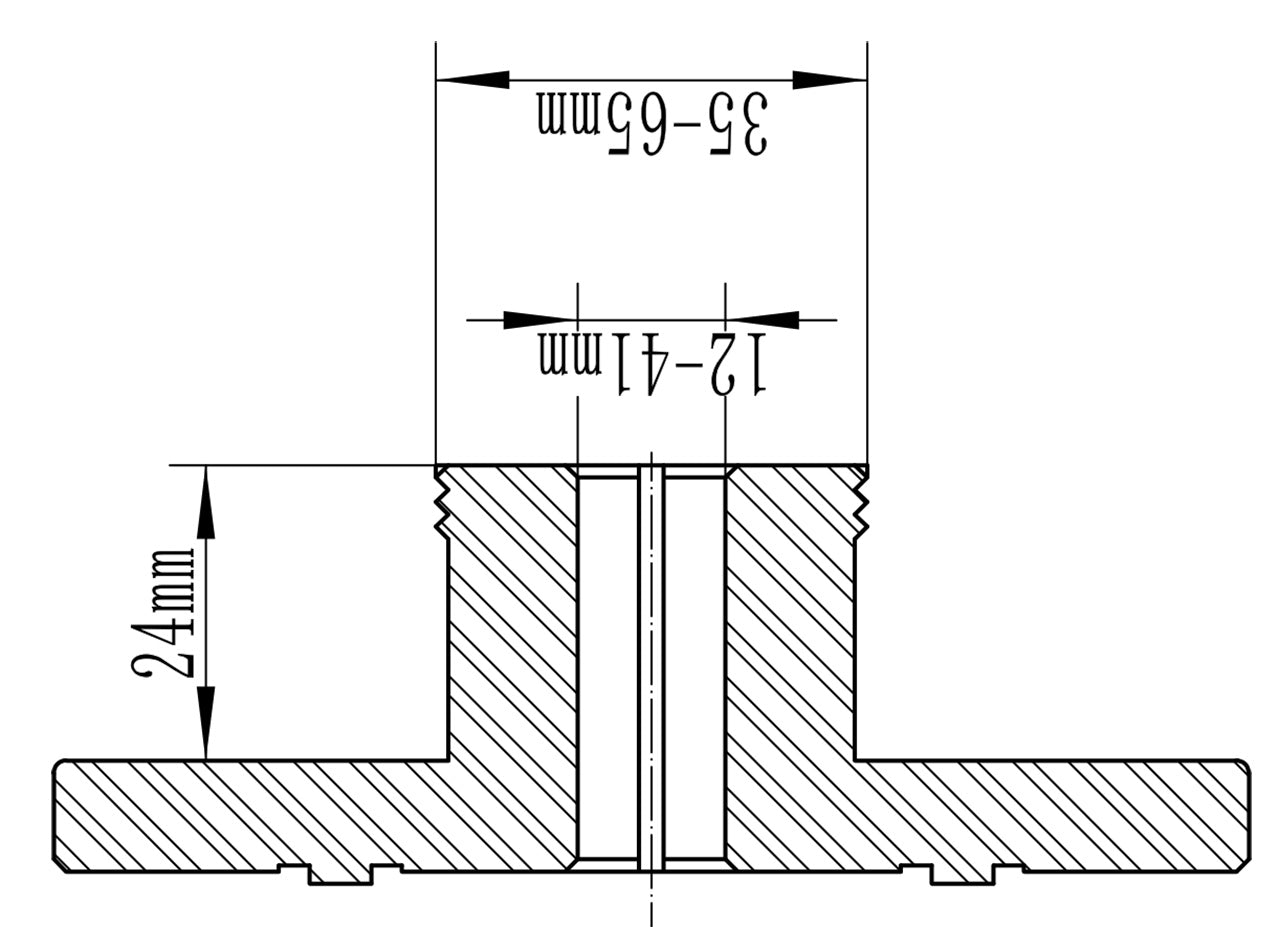 Bernardo Spannzange 25 mm f. Spannfutter M 115 10-60662