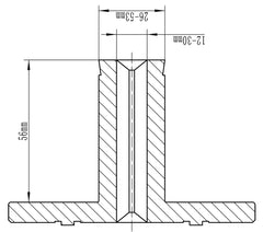 Bernardo Verlängerte Spannzange f. Spannfutter M 115 10-60668