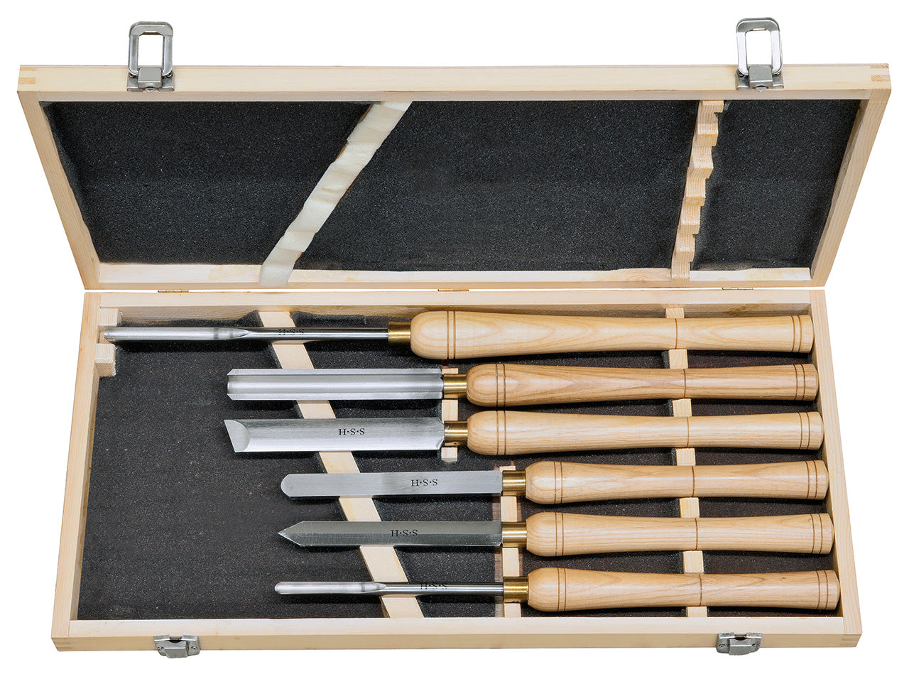 Standard-Drechselmessersatz C, Carbon, 6-tlg. 10-7003