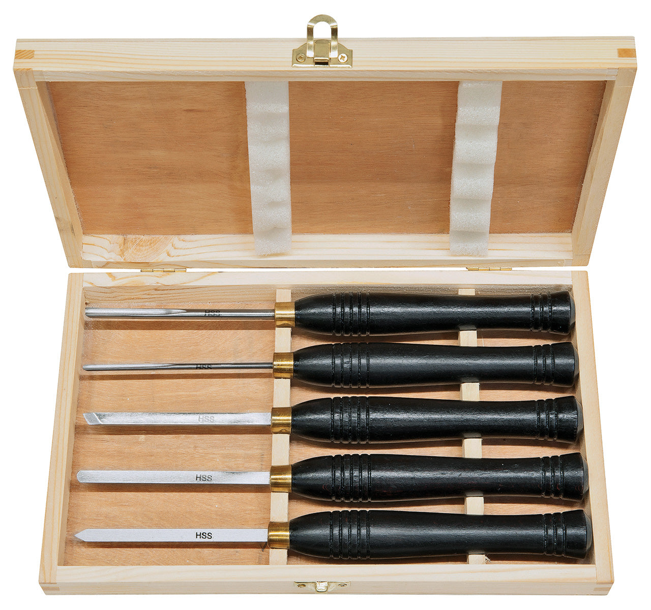 Mini-Drechselmessersatz E, HSS, 5-tlg. 10-7006