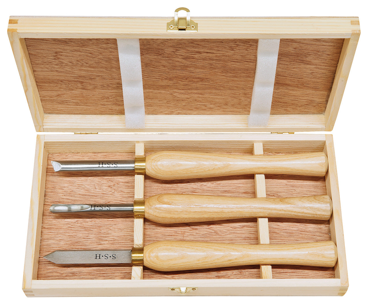 Mini-Drechselmessersatz F, HSS, 3-tlg. 10-7007
