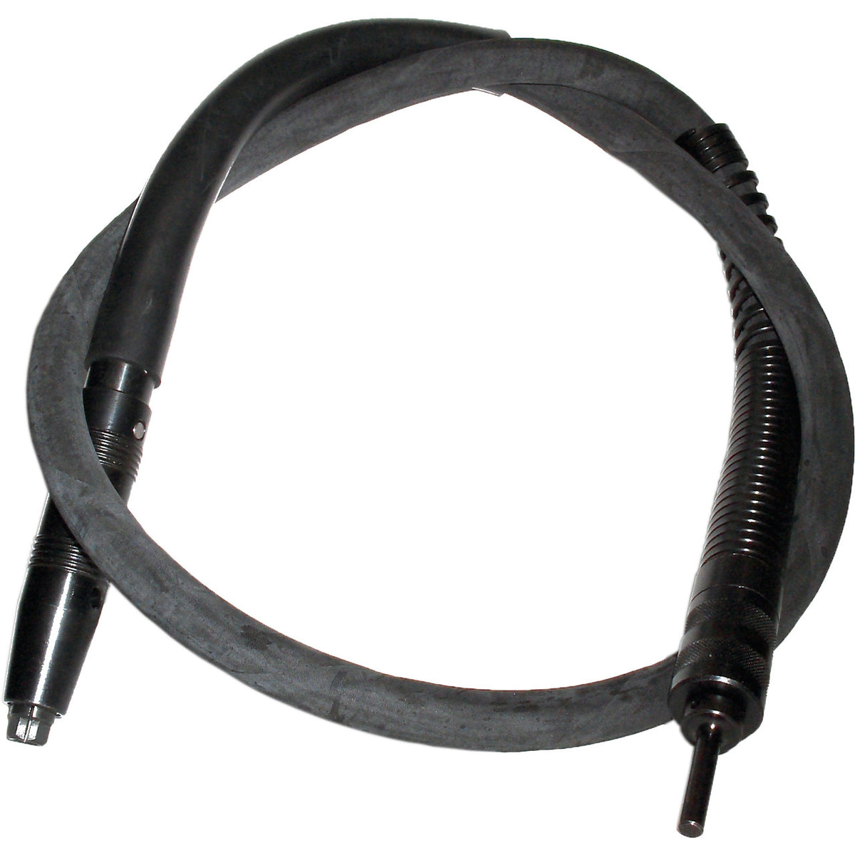 Eisenblätter 10010 Biegsame Welle 140 cm 6 mm Stahlschaft, 6 mm Spannzange, 6 mm Seelenstärke