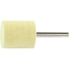 Restposten Eisenblätter 10021 MINI MAX® Filz Polierstift 30 x 35 mm, 6 mm Stahlschaft, Merino, zylindrisch