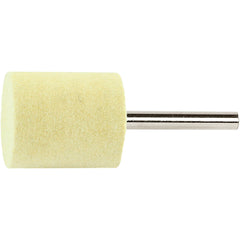 Eisenblätter 10021 MINI MAX® Filz Polierstift 30 x 35 mm, 6 mm Stahlschaft, Merino, zylindrisch