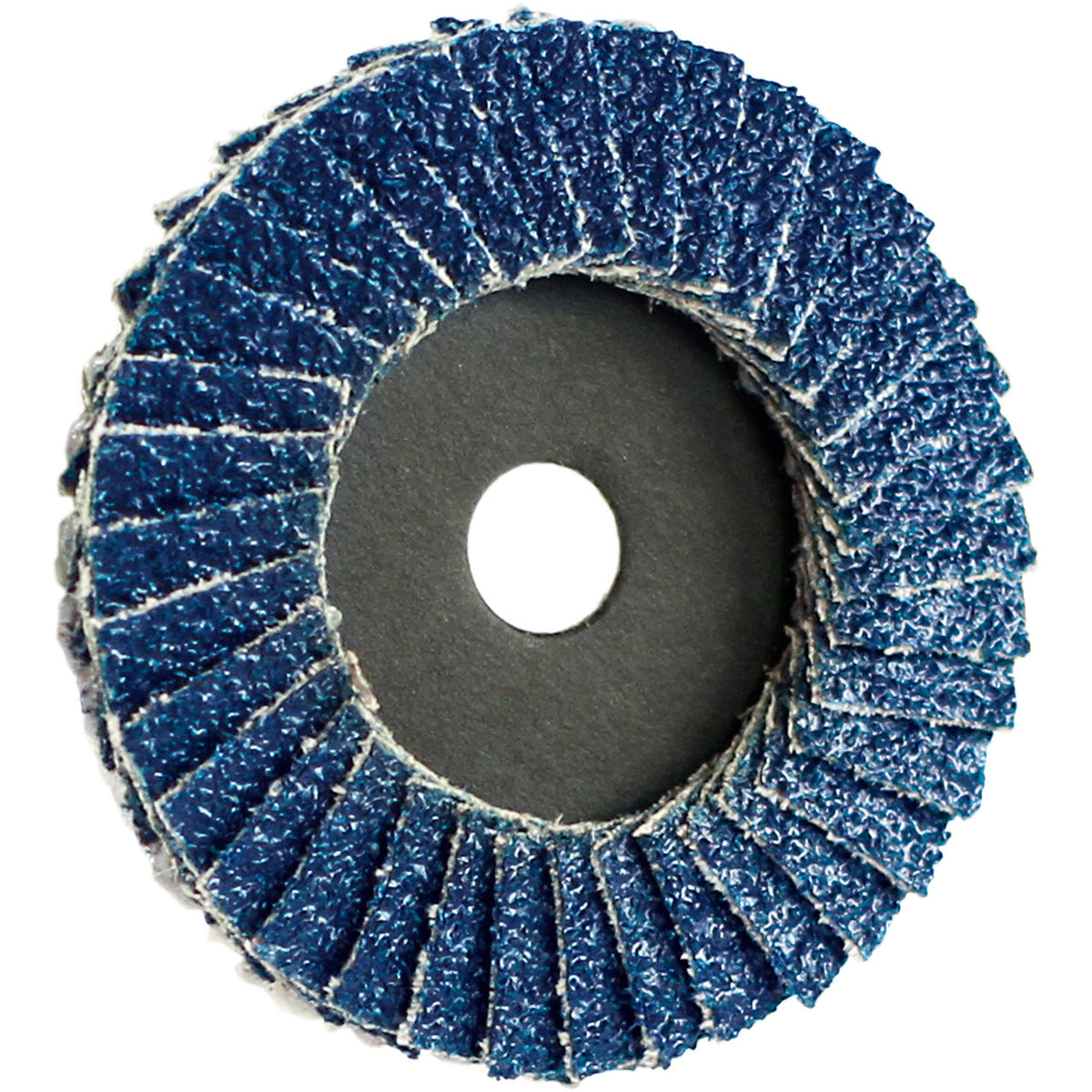 Eisenblätter 10138 MINI FIX Cool Top® 63 mm, Korn 80, Klett, Fächerschleifscheibe