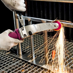 Eisenblätter 10138 MINI FIX Cool Top® 63 mm, Korn 80, Klett, Fächerschleifscheibe