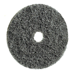 Eisenblätter 10154 MINI FIX SC Vlies Scheibe 60 mm, Superfein (Vliesfarbe grau), Klett