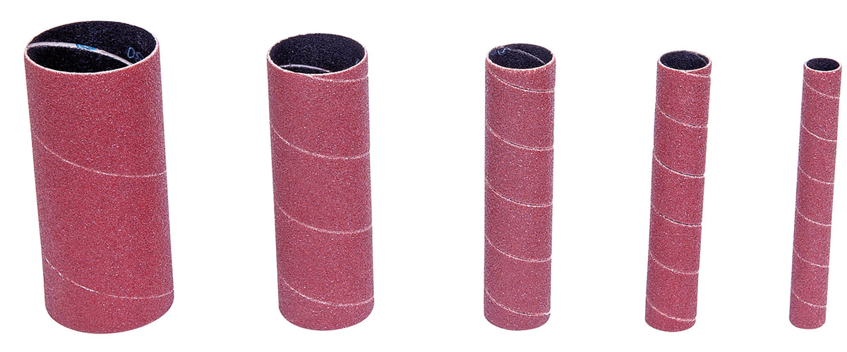Schleifhülsen-Set Ø 13/19/26/38/51 mm - K 80 für OSB 60 11-2143