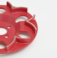 Roll Diamantscheibe 125 mm "V6" mit 6 V-förmigen Segmenten 1716468