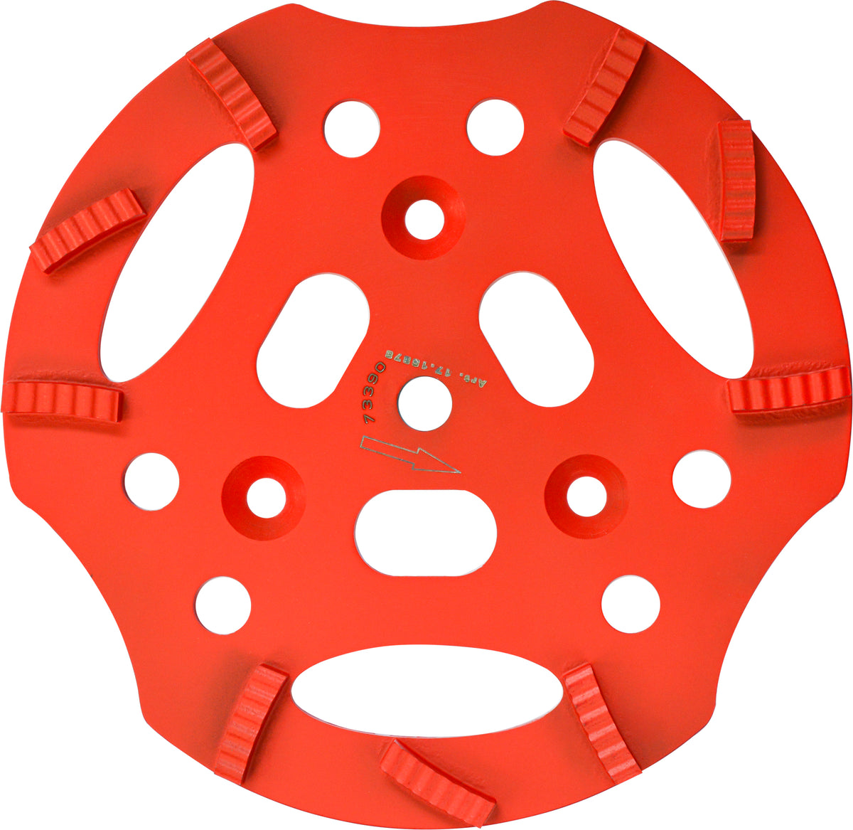 Roll Diamantscheibe 300 mm S9 rot 40x10x10 mm 9 Segmente, 40 mm lang 1716878
