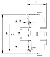 Bernardo Standard-4-Backenfutter DK12-400 21-0807