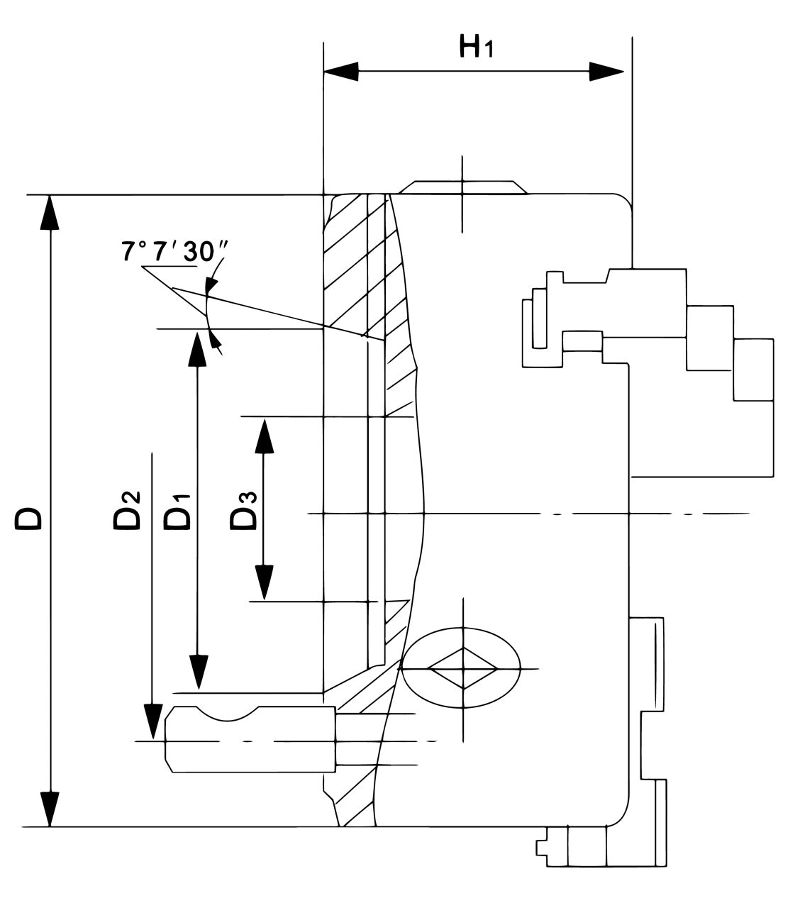 Bernardo Standard-4-Backenfutter DK12-315/D8 21-0839