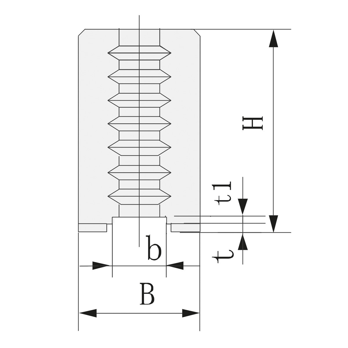 Bernardo Umkehr-Aufsatzbacken DTJ-DK11-250 21-0923