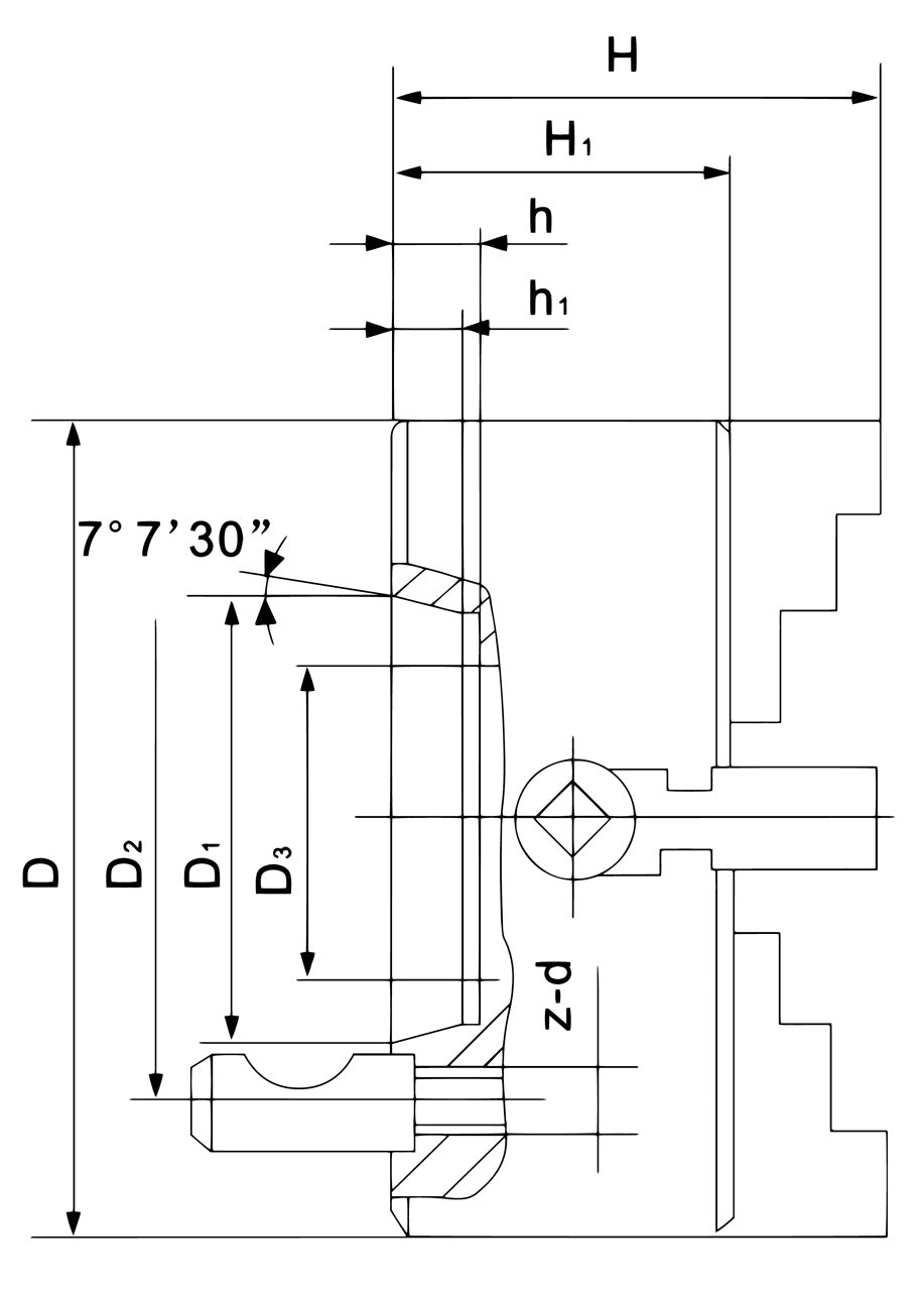 Bernardo Planscheibe K72-1000/D15 21-5079