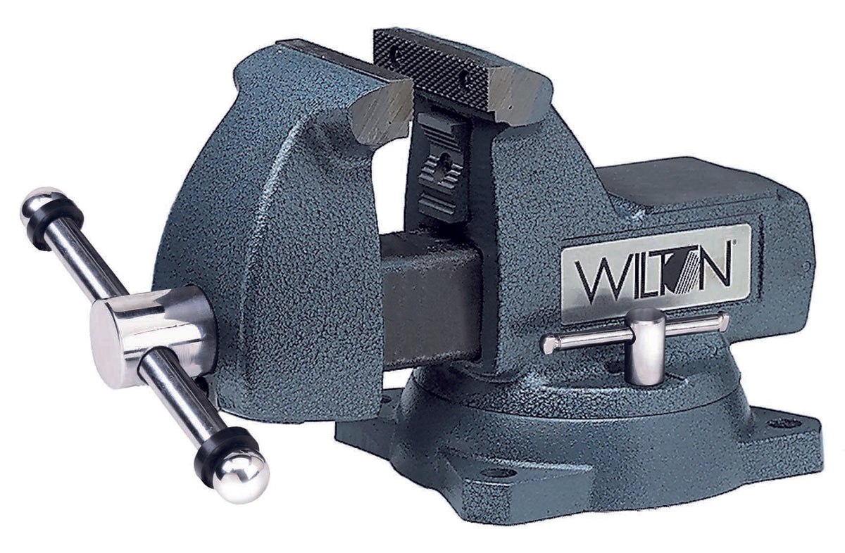 PROMAC WILTON Werkbank-Schraubstock 125mm, mit Drehteller 360° 21400EU