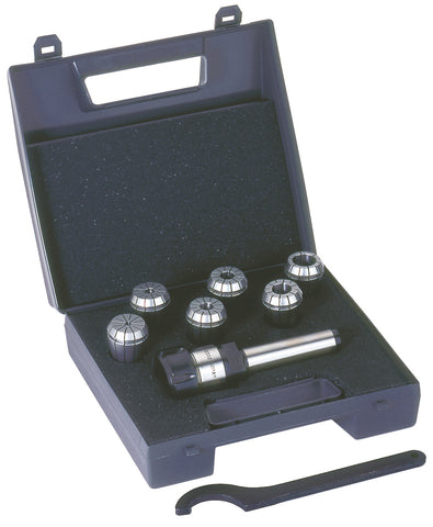 PROMAC Zubehör FRÄSEN 2166 Spannzangenset ER 25 - MK2, 6-teilig 3-16mm, im Koffer, mit Halter und Schlüssel