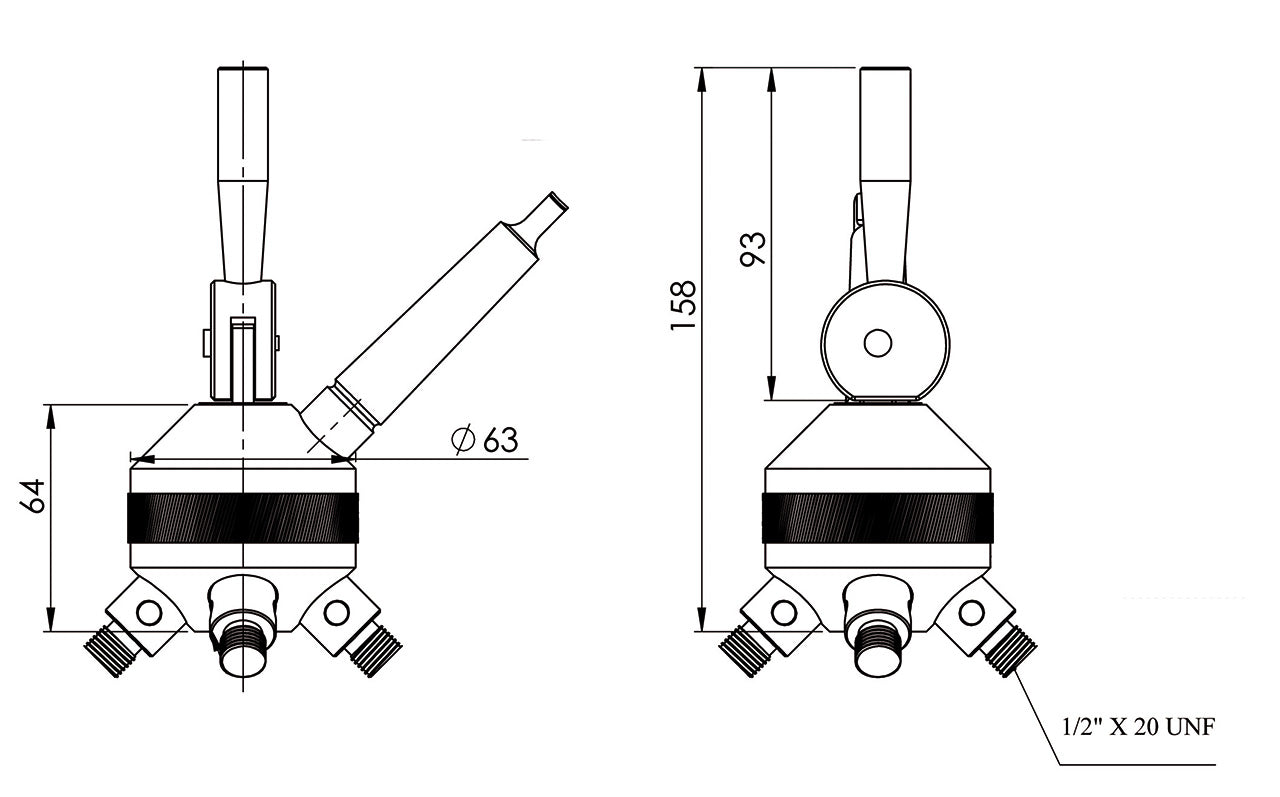 Bernardo Revolverkopf MK 2 mit 4 Stationen 22-1069