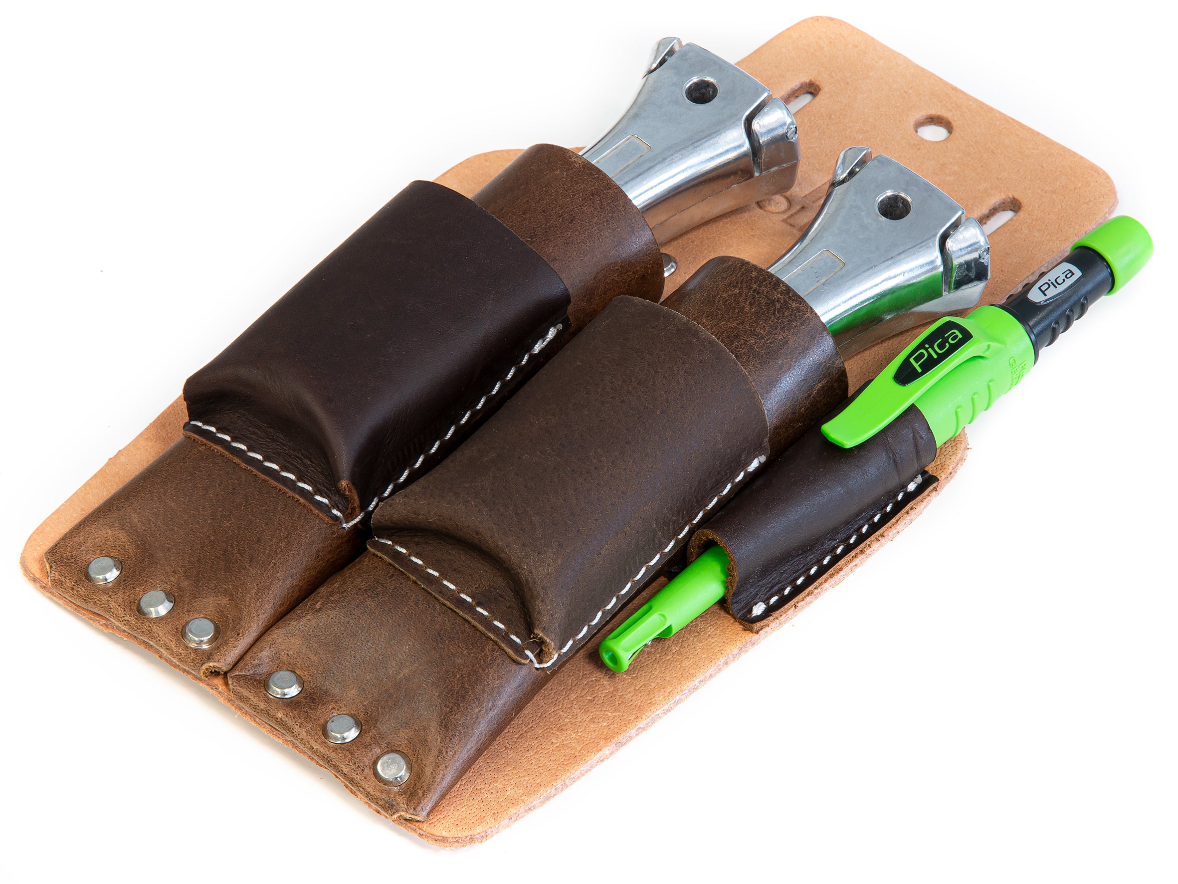 Roll Messerhalter aus Leder für den Profi für 2 Verlegemesser geeignet 2214471
