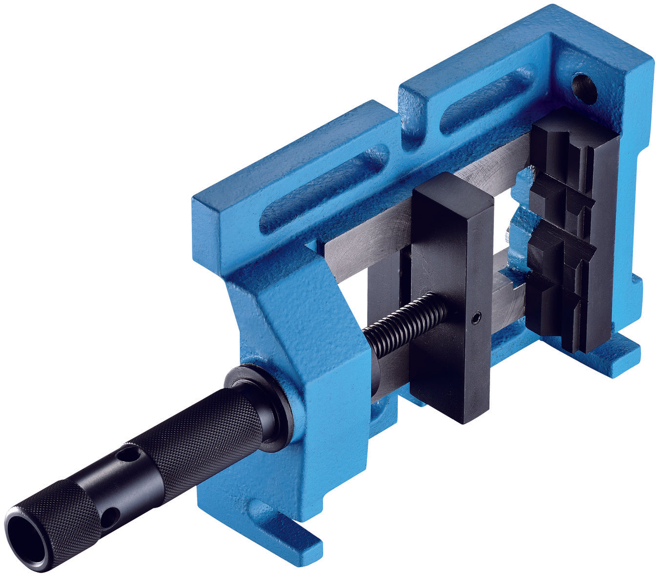 PROMAC Zubehör FRÄSEN 2284 3-Positionen Maschinenschraubstock 100mm, mit Prismenbacke