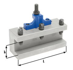 Bernardo Wechselhalter mit geradem Einsatz 20 x 90 mm für Größe A 23-1005A6