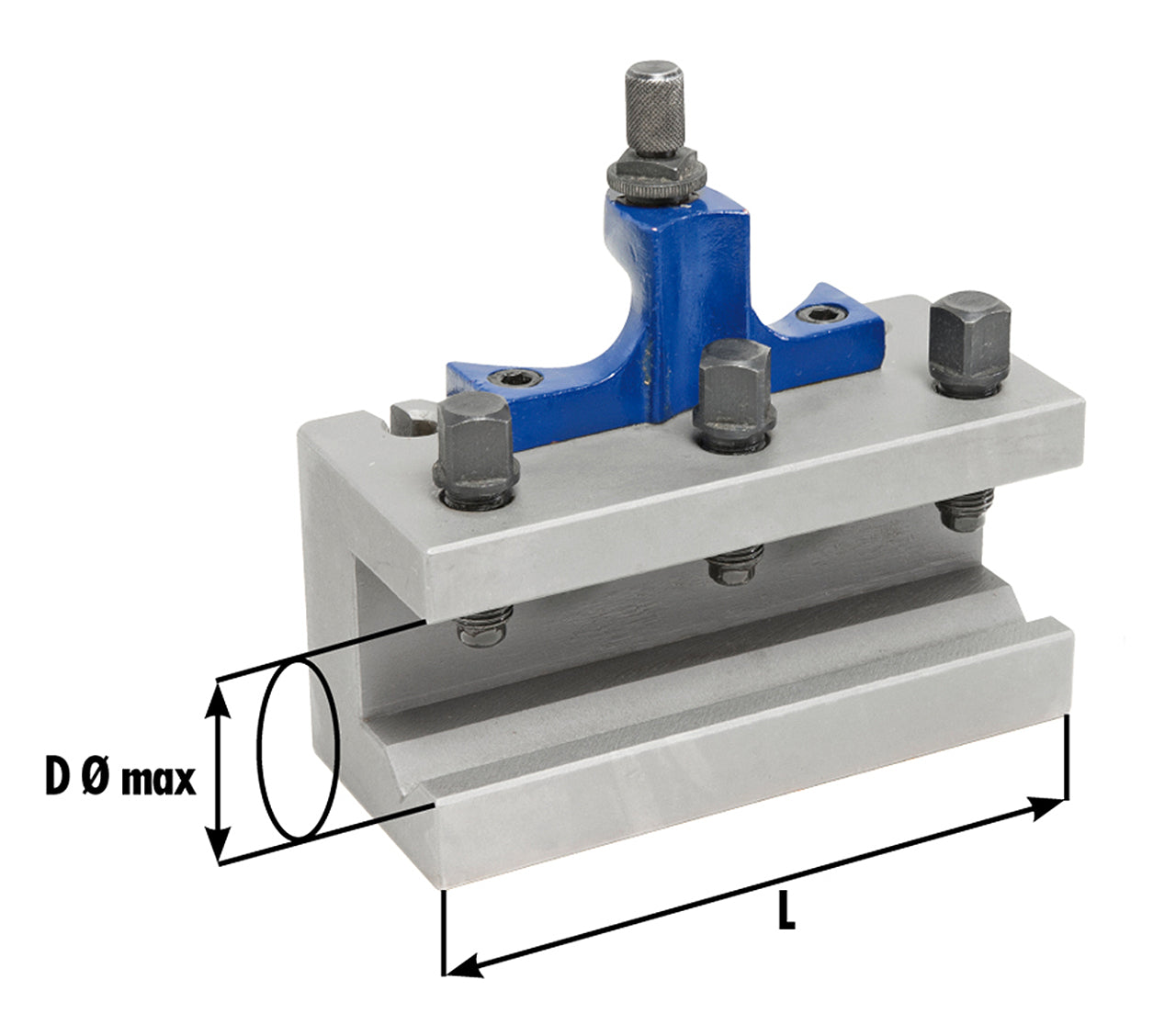 Bernardo Wechselhalter mit Prismeneinsatz diam. 30 x 100 mm für Größe E 23-1011
