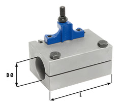 Bernardo Wechselhalter mit Morsekegel diam. 40 x 100 mm für Größe E 23-1016