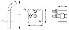 Bernardo Schnellwechsel-Stahlhalter Modell Bernardo Gr. 20 23-1056B