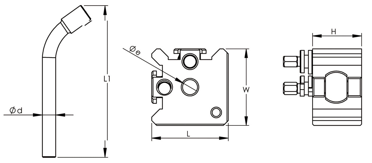 Bernardo Schnellwechsel-Stahlhalter Modell Bernardo Gr. 30 23-1057B