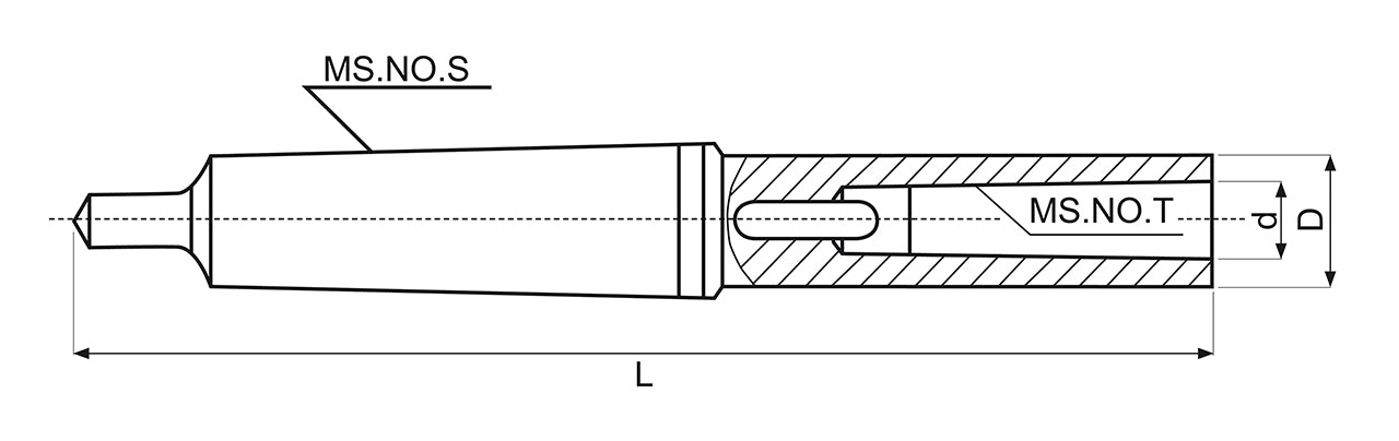 Bernardo Verlängerungshülse MK 2 / 1 24-1040