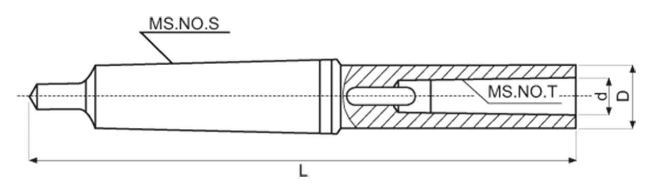 Bernardo Verlängerungshülse MK 3 / 3 24-1044