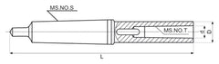 Bernardo Verlängerungshülse MK 3 / 3 24-1044