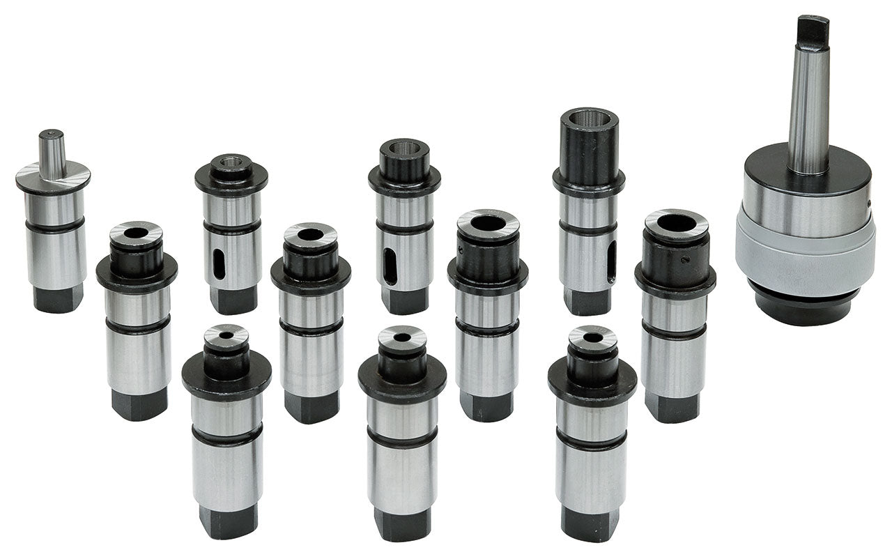 Bernardo Gewindeschneid-Schnellwechselfutterset MK 3 / M6 - M30 / 12 tlg. 24-1099