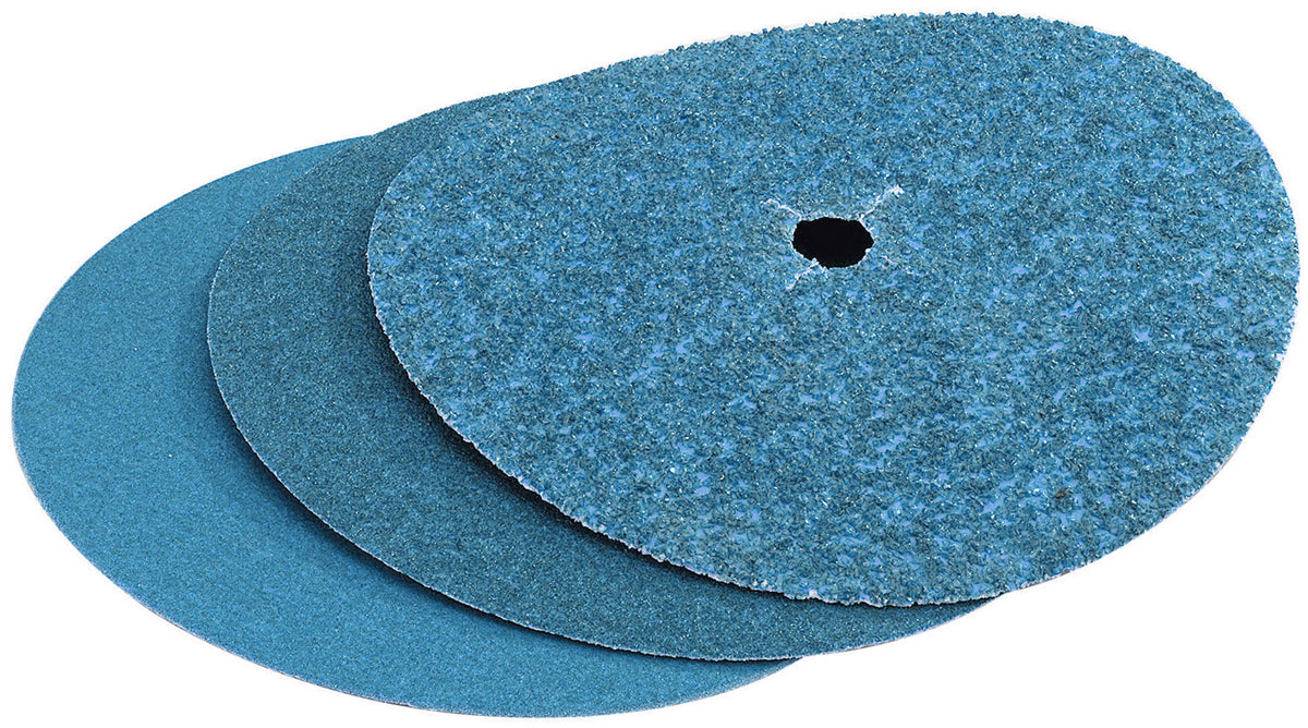 Roll Klettscheiben-Zirkon 150 mm, KG 36, Pack à 50 Stück, mit Innenloch 2484036