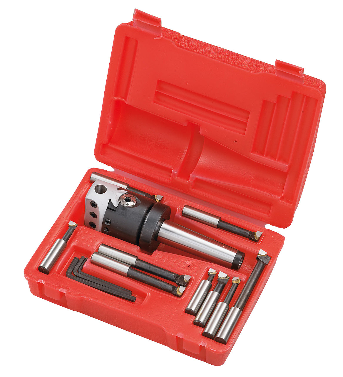 Bernardo Plan- und Ausdrehkopfset diam. 75 mm mit Aufnahme MK 3 25-1019